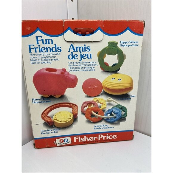 Vintage Fisher Price 430 Animal Ring Crib & Playpen No 405 unopened NOS 1981 - Picture 7 of 12